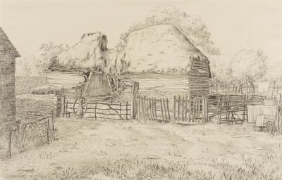 A Farmyard, 1933 by Mary Kaye